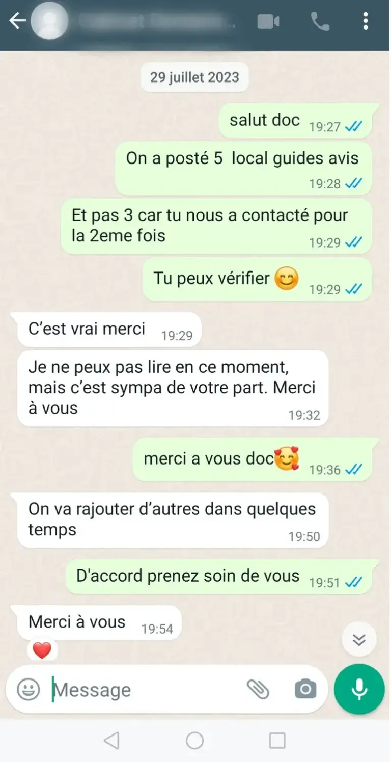 Klantgetuigenis met verbetering van Google beoordeling